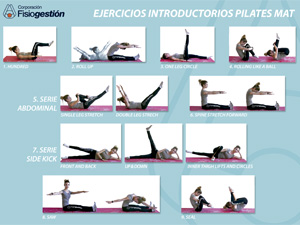 Ejercicios introductorios de Pilates- Corporación Fisiogestión